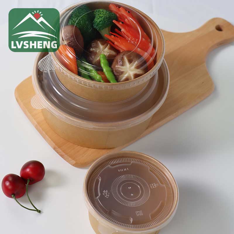 კრაფტის ქაღალდი Take Away Salad Bowl