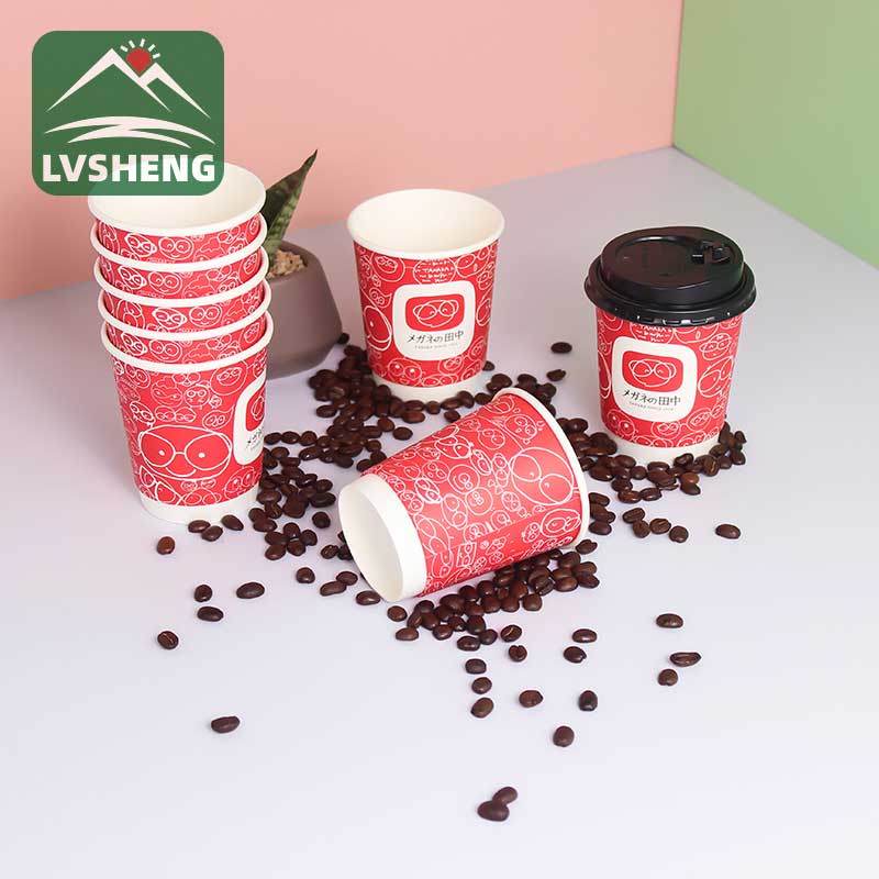Takeaway ყავის ქაღალდის ჭიქა